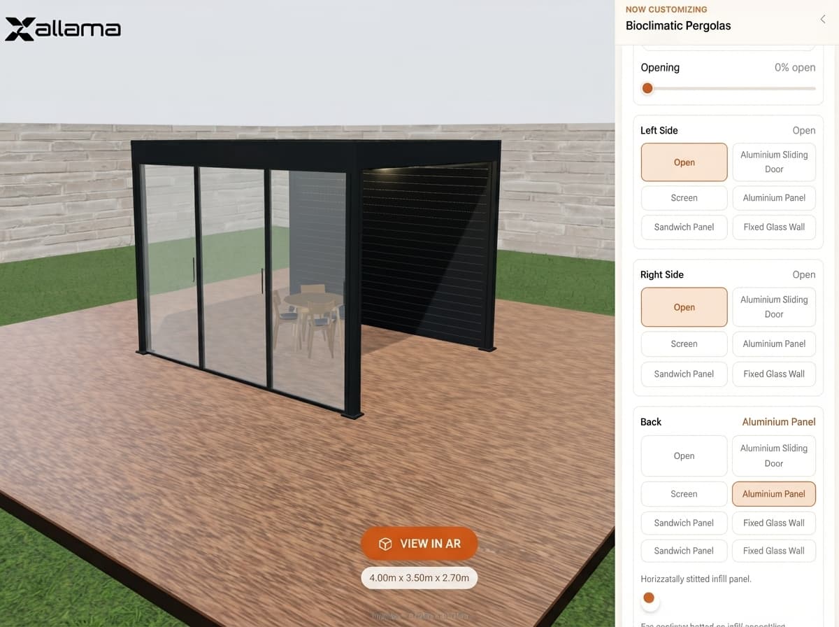 See it life-size, before it's built — AR in the backyard